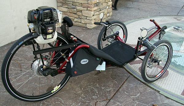 gas powered trike
