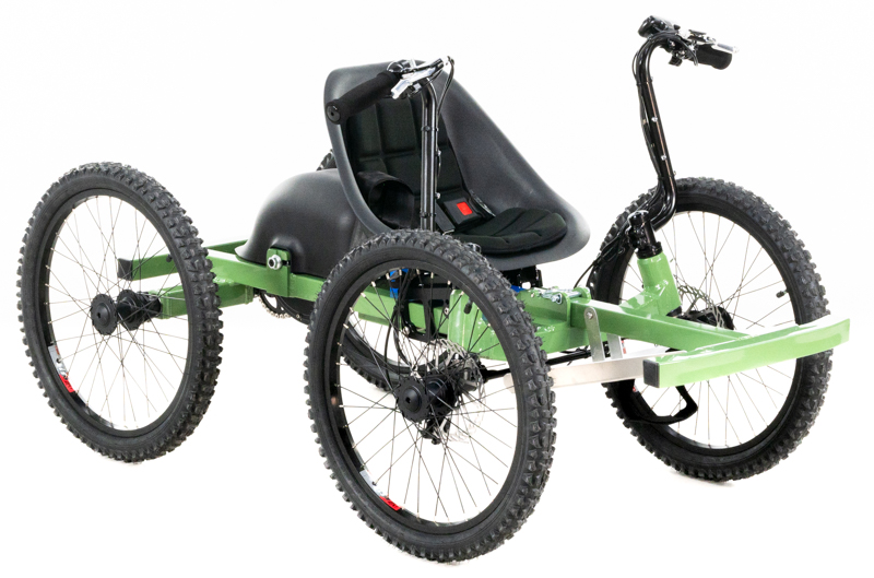 Erinn's Dark Green NotAWheelchair Kids Rig