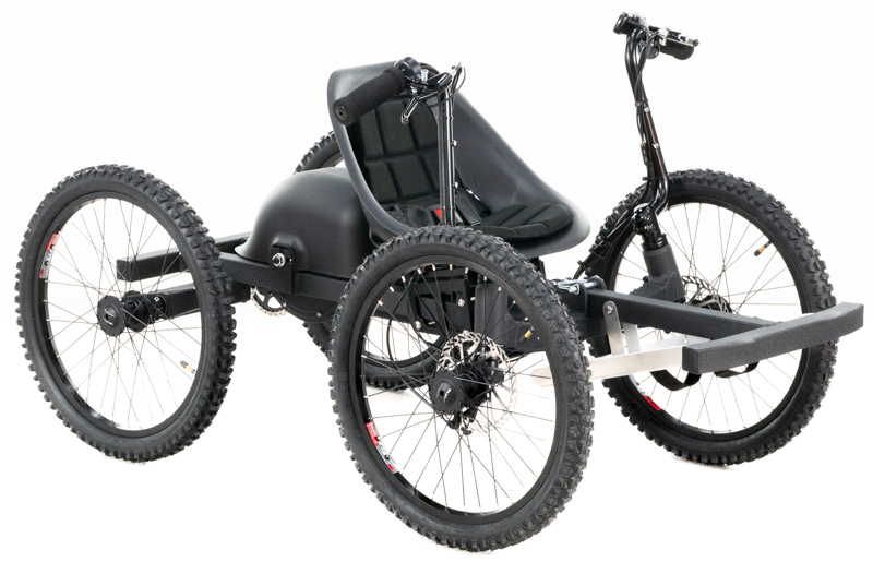 Maira's Crinkle Black NotAWheelchair Kids Rig