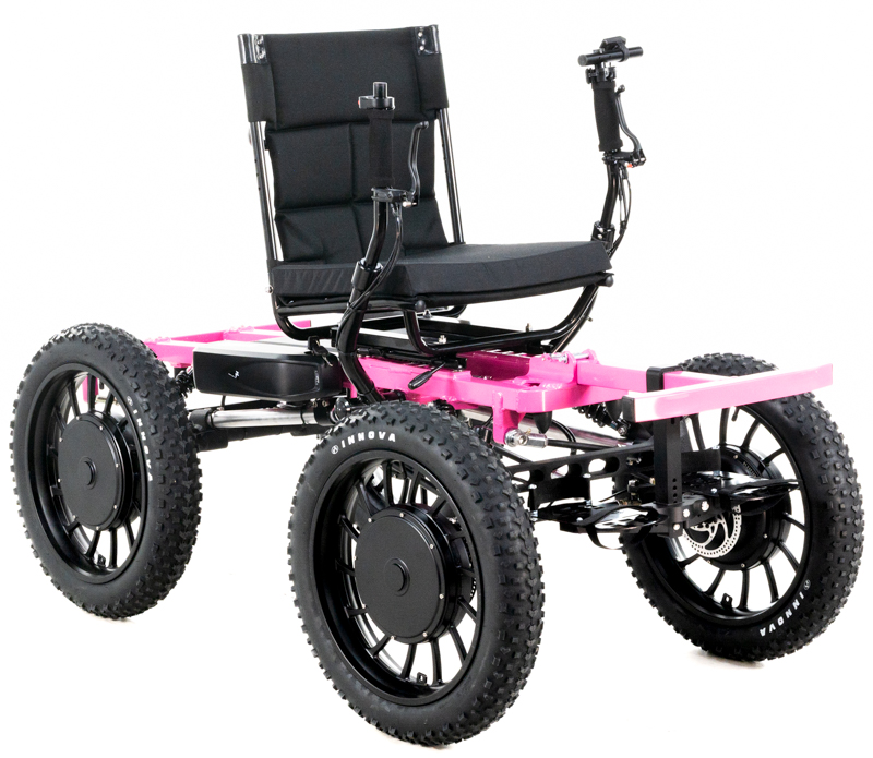 Ezekiel's Pink NotAWheelchair Big Rig