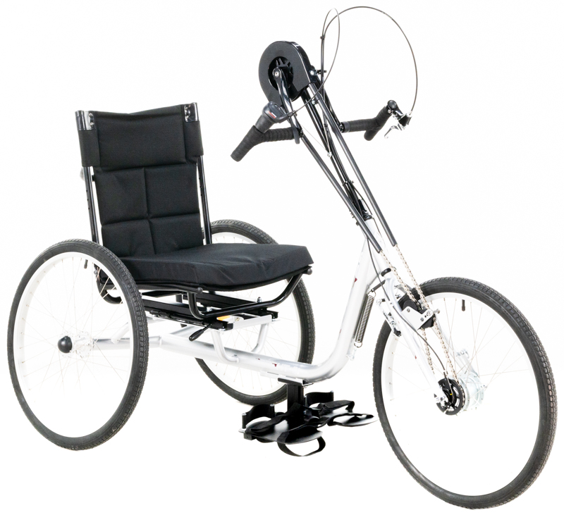 John's Silver Sun HT-3 Handcycle 