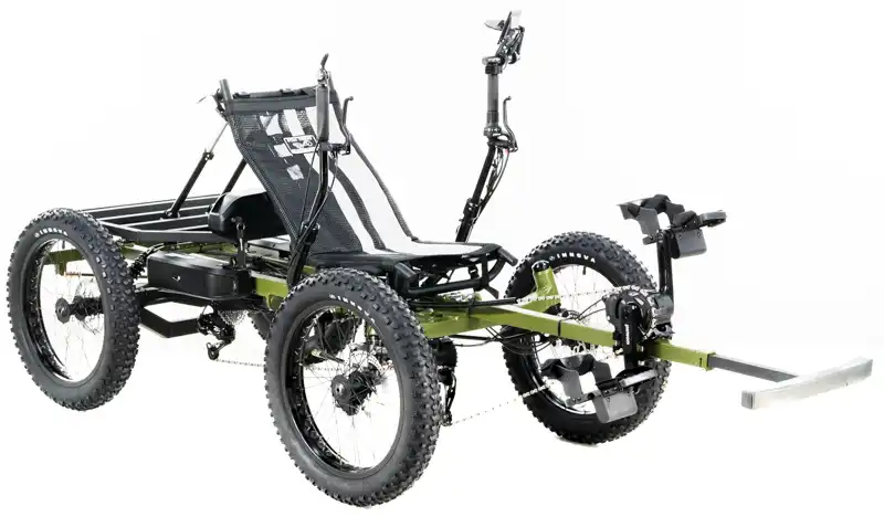 Nextrides' Army Green Revolution eQuad XL