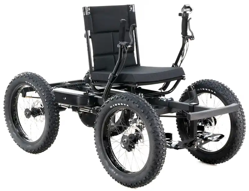 Zach's Crinkle Black NotAWheelchair Rig