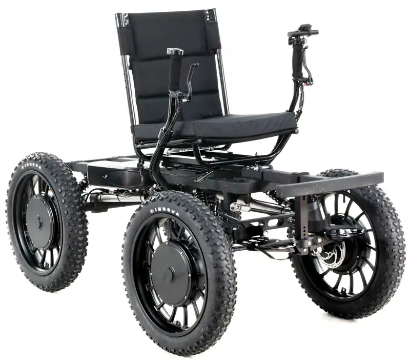 Brad's Crinkle Black NotAWheelchair Big Rig