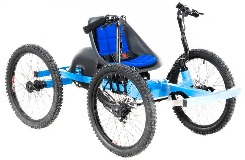 Tyler's Blue NotAWheelchair Kids Rig