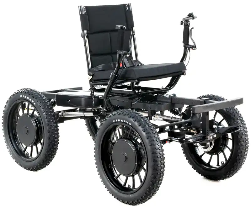 Jeffrey's Crinkle Black NotAWheelchair Big Rig