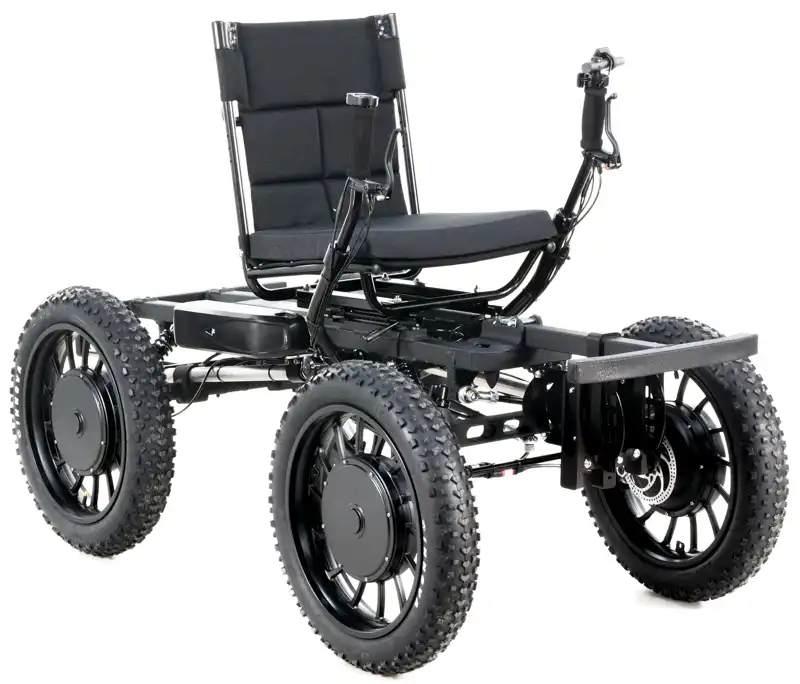 Eric's Crinkle Black NotAWheelchair Big Rig