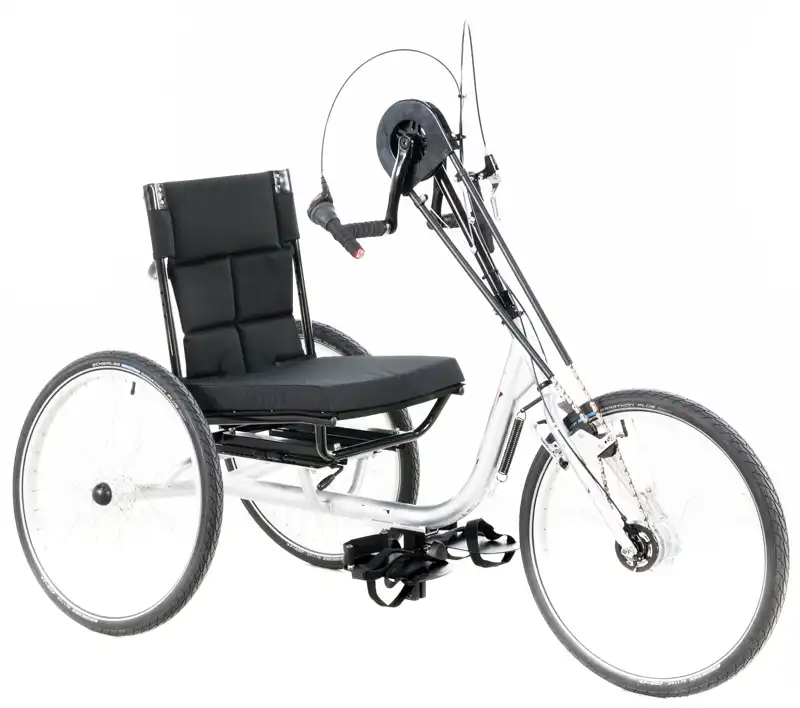 Lawrence's Silver Sun HT-3 Handcycle