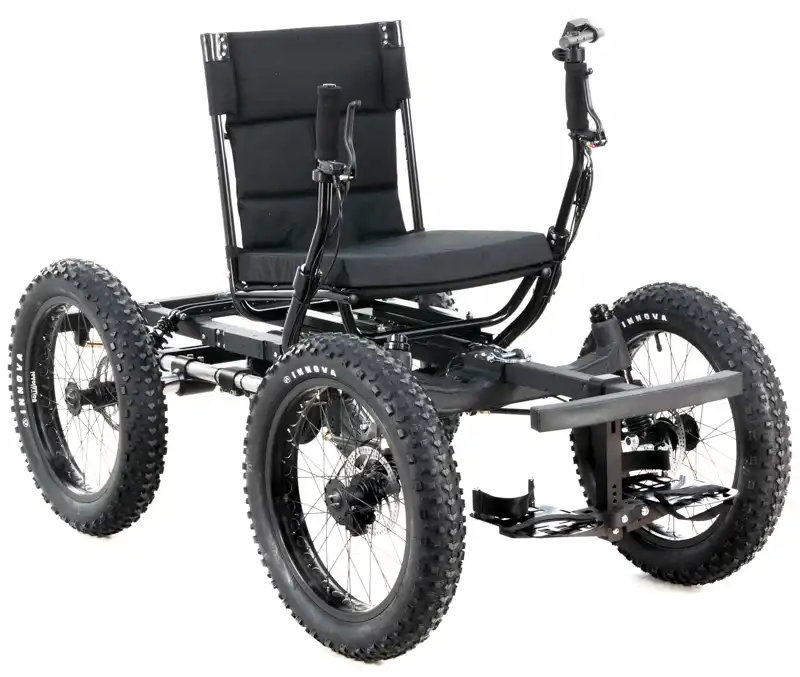 Elizabeth's Crinkle Black NotAWheelchair Rig