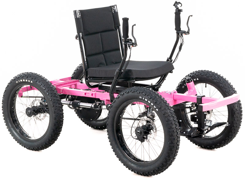 Pamela's Pink Not a Wheelchair Rig