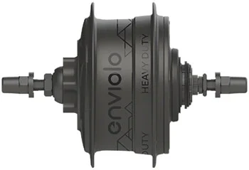 Enviolo CVP Internally Geared Hub - CA Heavy Duty, 40t Spline, 36 Hole, Disc, Black 