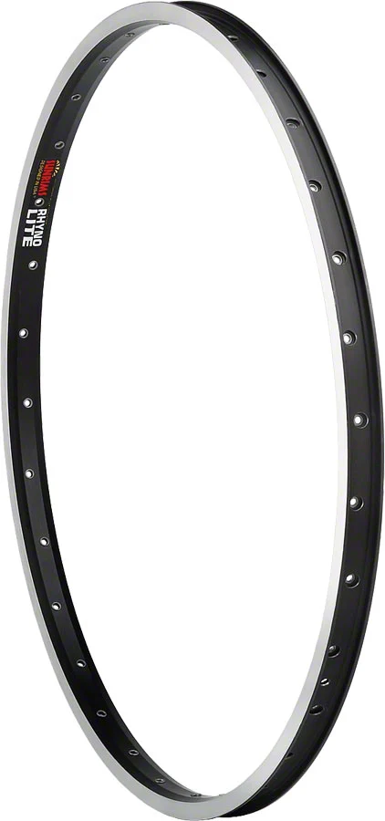 Sun Ringle Rhyno Lite Rim - 26in, Rim, Black/Silver, 32H, Clincher, Schrader