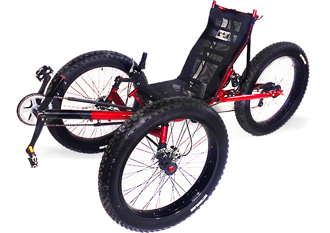 fat tire recumbent trike for sale