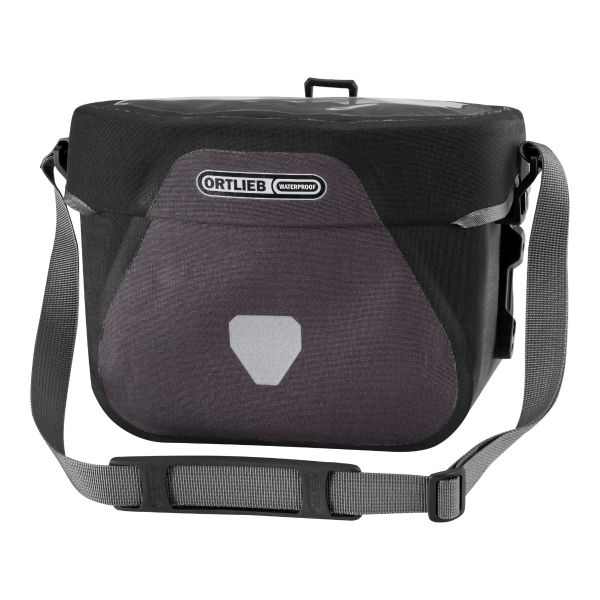 Ortlieb Ultimate Six PLUS Handlebar Bag - Granite-Black 6.5L