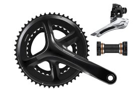 11 Speed Big Gears - 50-34 Shimano 105 Crankset / Shimano 105 Front Derailleur - 170mm Cranks