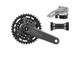 8 Speed Low Gears - 36-22 Shimano Cues Crankset / Shimano Cues Front Derailleur - 150mm Cranks