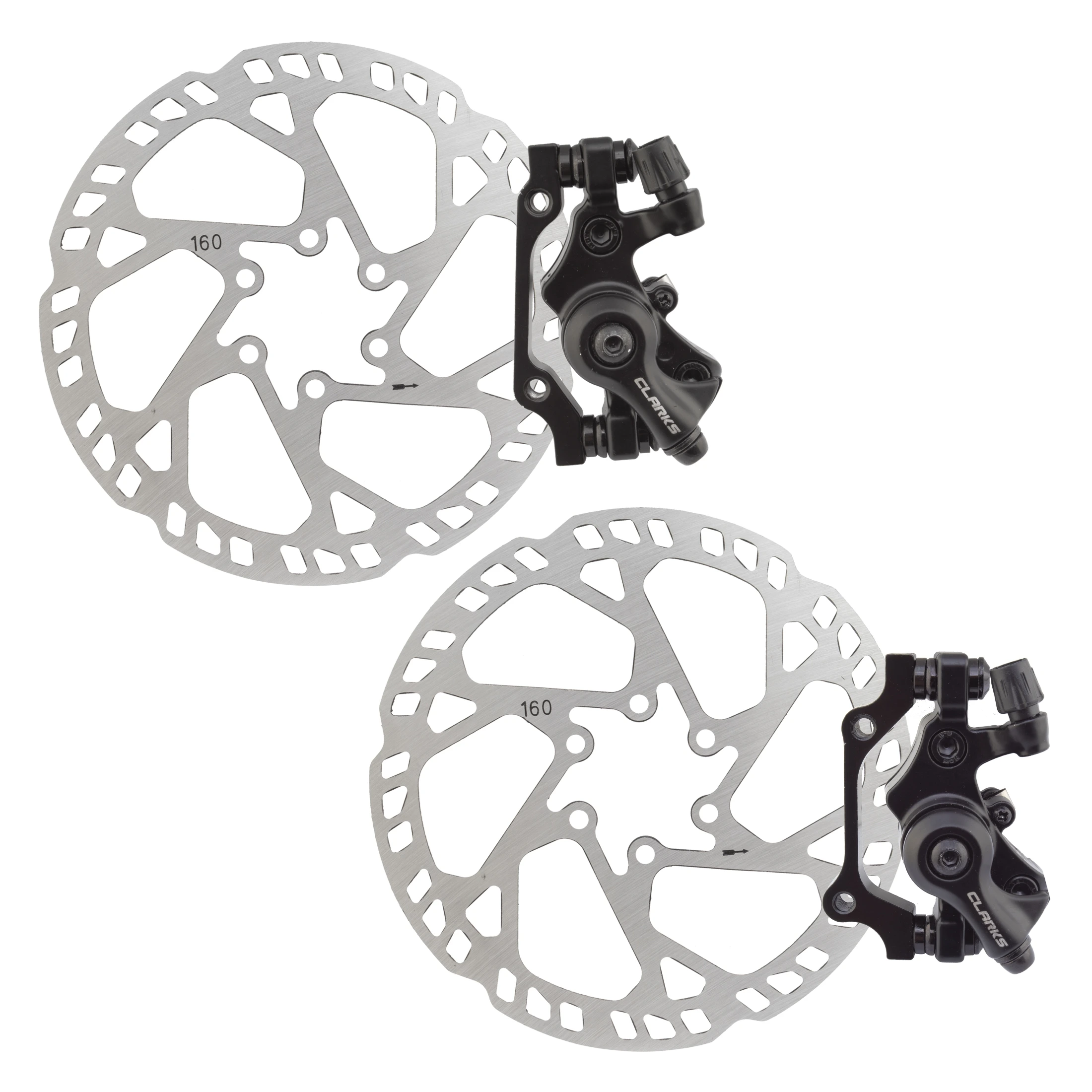 Clarks CBS-3 Brake Caliper and Rotor (Pair)